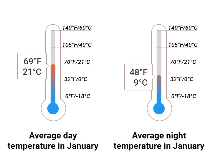 Average temperature